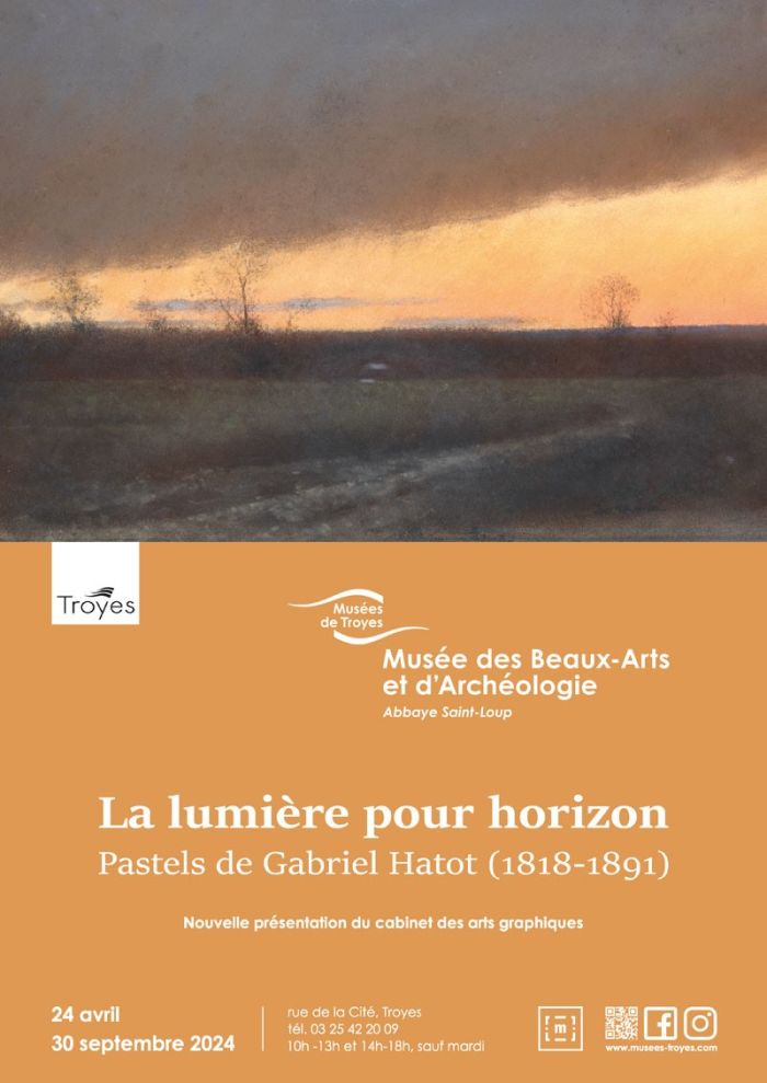 La lumière pour horizon, pastels de Gabriel Hatot (1818-1891)